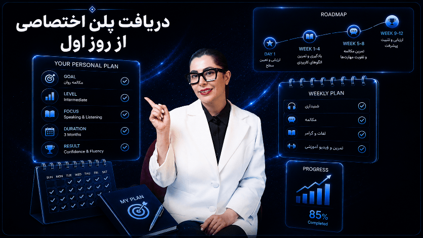 دریافت نقشه راه اختصاصی از همان روز اول